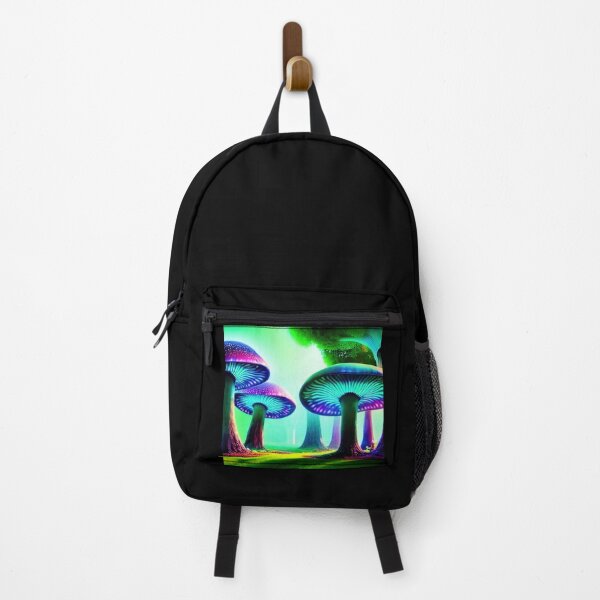 Item preview, Neon Mushroom Blacklight Forest 6 designed and sold by DonutShirts.