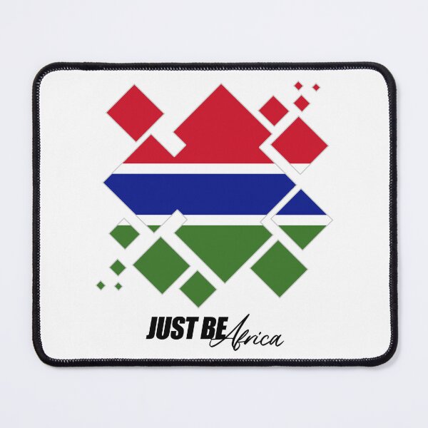 Item preview, The Gambia Cubed Flat - w/ text designed and sold by JustBeAfrica.
