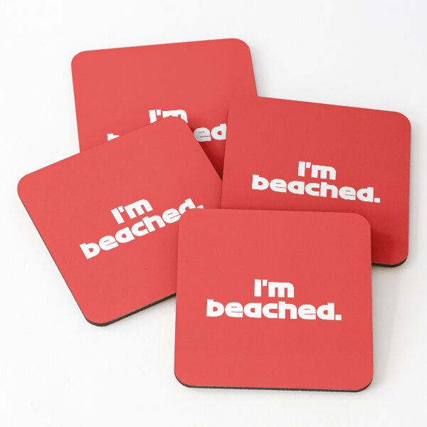 Item preview, BOT. I'm Beached - Best Team Radio Belgium GP 2022 (Red BG) designed and sold by FilipeFerreira.