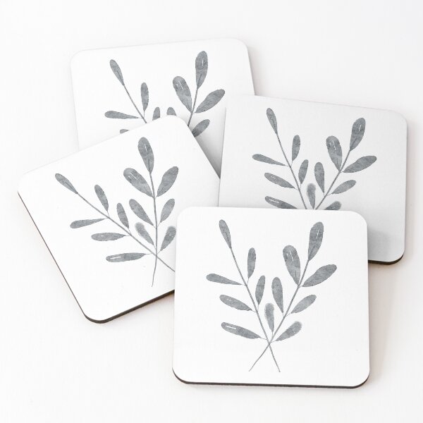 Item preview, Dusty Gray Watercolor Twig designed and sold by Victoria Riabov.