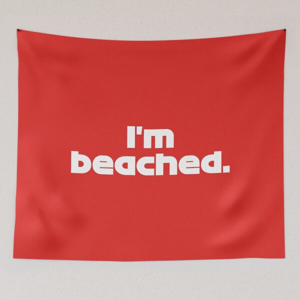 Item preview, BOT. I'm Beached - Best Team Radio Belgium GP 2022 (Red BG) designed and sold by FilipeFerreira.