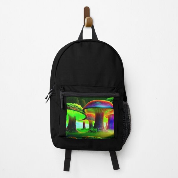 Item preview, Neon Mushroom Blacklight Forest 9 designed and sold by DonutShirts.