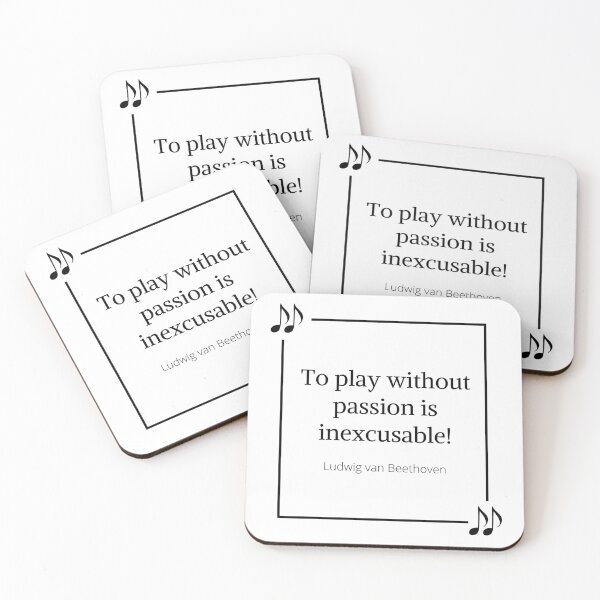 Item preview, Ludwig van Beethoven quote designed and sold by CakmakShop.