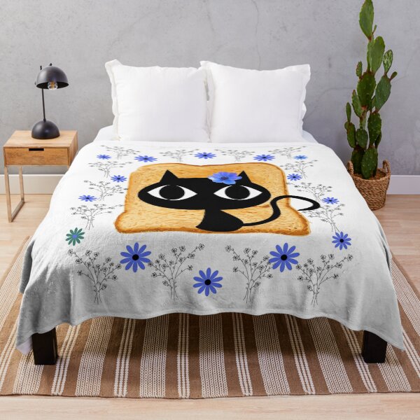 Item preview, cat flower toast Pattern version designed and sold by Swagmode.