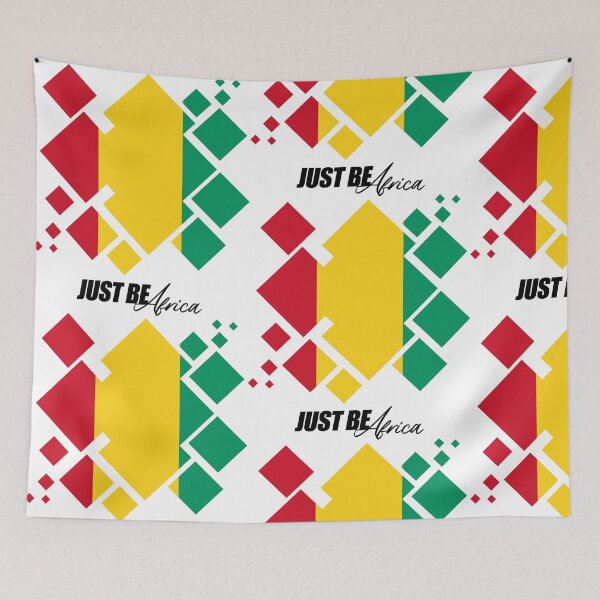 Item preview, Guinea Cubed Flat - w/ text designed and sold by JustBeAfrica.