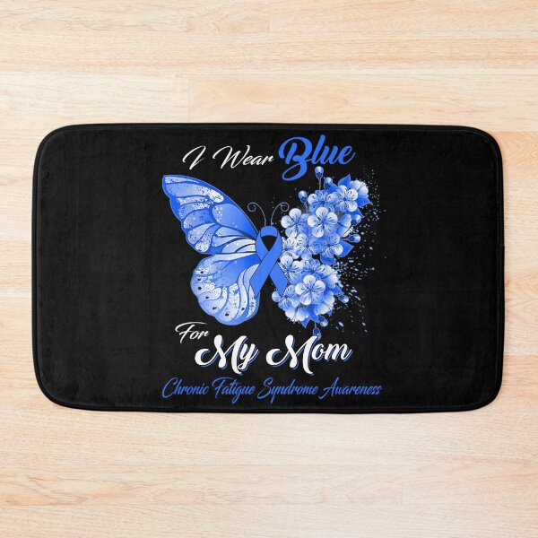 Item preview, I Wear Blue For My Mom Chronic Fatigue Syndrome Awareness Butterfly Ribbon Gifts designed and sold by Adropine.
