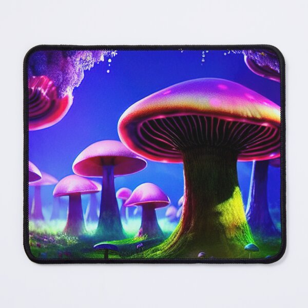 Item preview, Neon Mushroom Blacklight Forest 14 designed and sold by DonutShirts.
