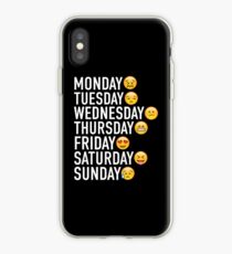 Stimmungen der Woche ausgedrückt durch Emojis iPhone-Hülle & Cover