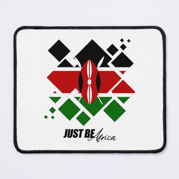 Item preview, Kenya Cubed Flat - w/ text designed and sold by JustBeAfrica.