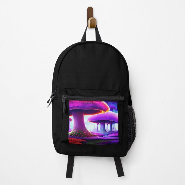 Item preview, Neon Mushroom Blacklight Forest designed and sold by DonutShirts.