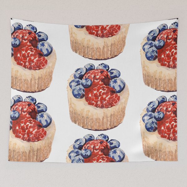 Item preview, Blueberry Raspberry Cupcake designed and sold by Nicole Hanson.