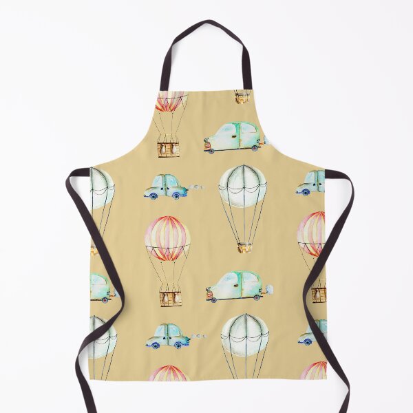 Item preview, Seamless pattern with watercolor air balloons and cars designed and sold by ketkidesign.