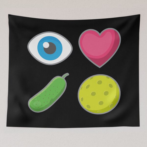 Artikelvorschau, Ich liebe Pickleball entworfen und verkauft von blackdogshop.