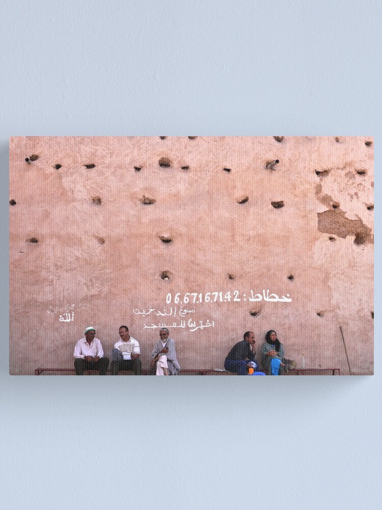 Alternate view of the wall of the medina Canvas Print