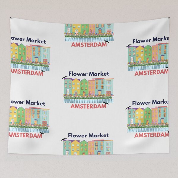 Item preview, Amsterdam flower market designed and sold by CakmakShop.