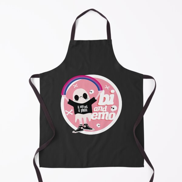 Item preview, Bi and Emo Badge designed and sold by racharanha.