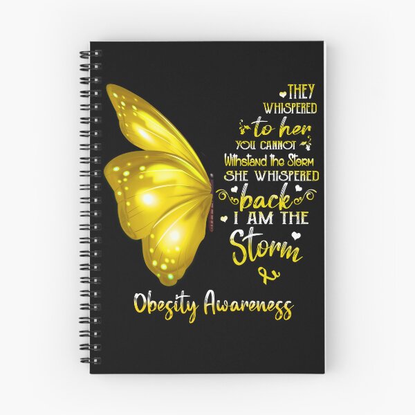 Item preview, She Whispered Back I Am The Storm Obesity Awareness Butterfly designed and sold by frechettee.