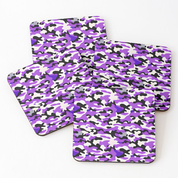 Item preview, Pink Black and White Army Camo Camouflage Pattern designed and sold by Evolvity.