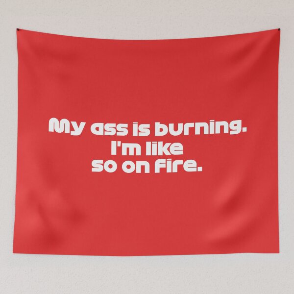 Item preview, MSC. My Ass is Burning - Best Team Radio Belgium GP 2022 (Red BG) designed and sold by FilipeFerreira.