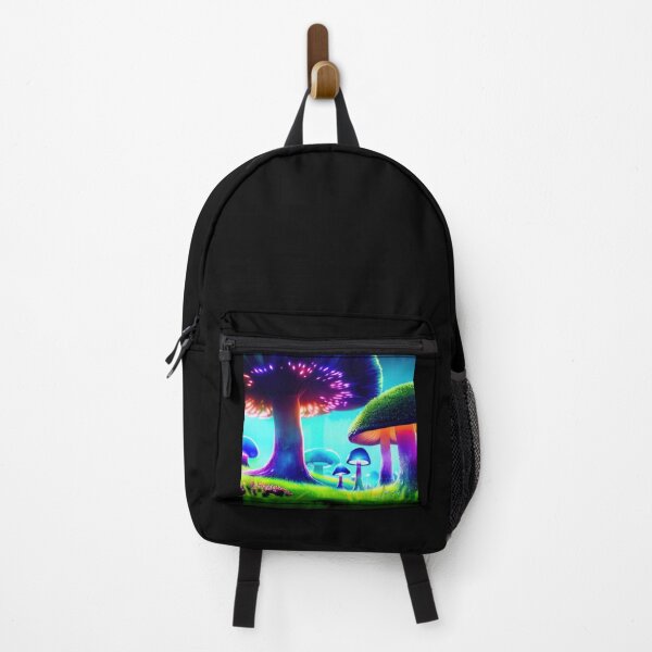 Item preview, Neon Mushroom Blacklight Forest 25 designed and sold by DonutShirts.