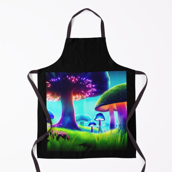 Item preview, Neon Mushroom Blacklight Forest 25 designed and sold by DonutShirts.