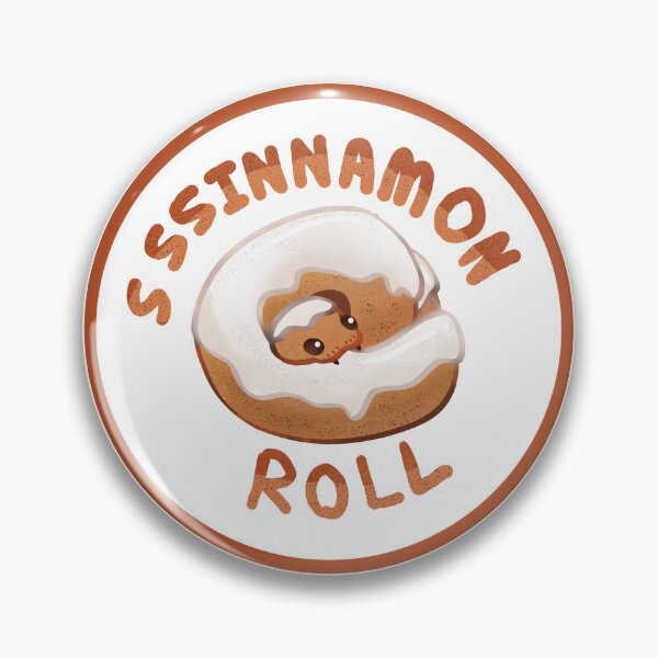 Item preview, "Sssinnamon Roll" snake sticker designed and sold by Philip M Adams.