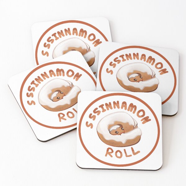 Item preview, "Sssinnamon Roll" snake sticker designed and sold by Philip M Adams.