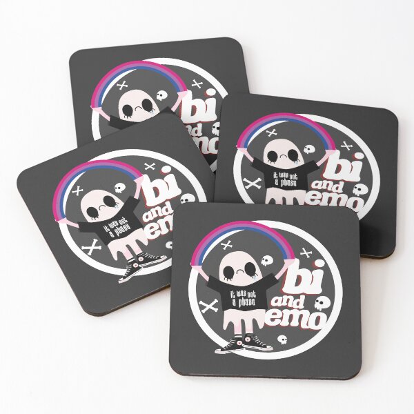 Item preview, Bi and Emo Badge designed and sold by racharanha.