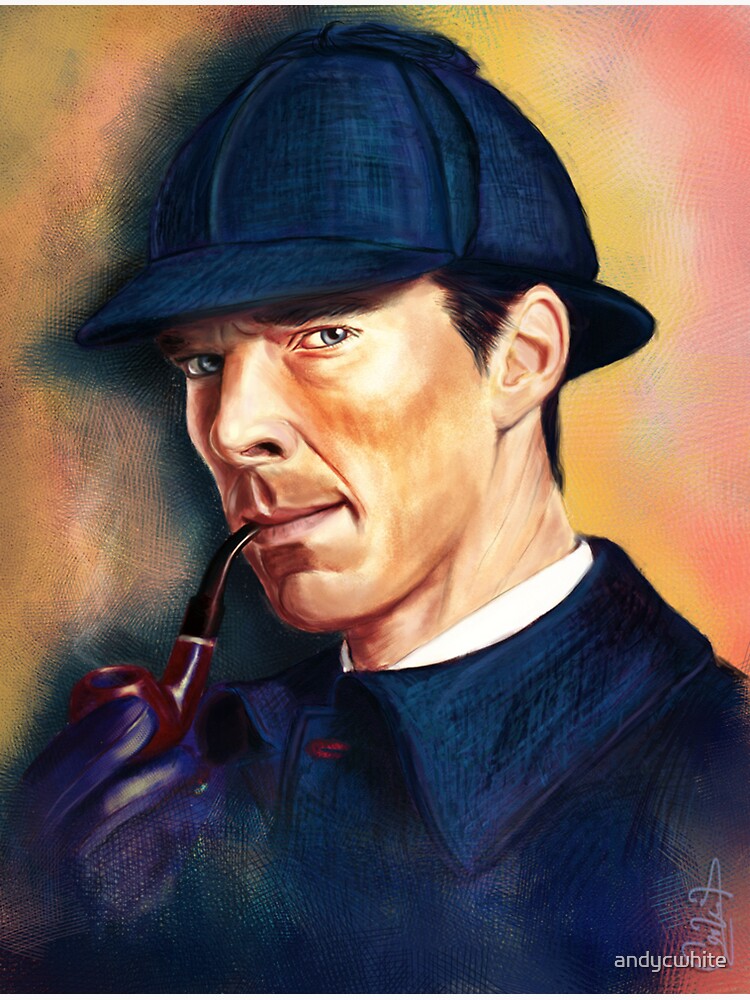 "Holmes" Sticker for Sale by andycwhite | Redbubble