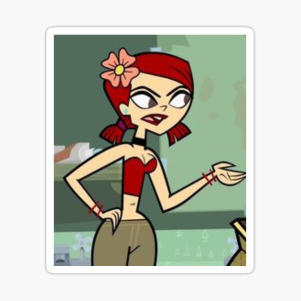 total drama - Total Drama Island Courtney Zoey Gwen J - Sticker