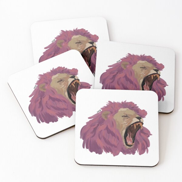 Item preview, Lion with pink mane  designed and sold by SammieJayArts.