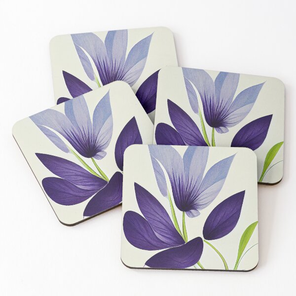 Item preview, Imaginary Flowers in Purple designed and sold by Flower1water.