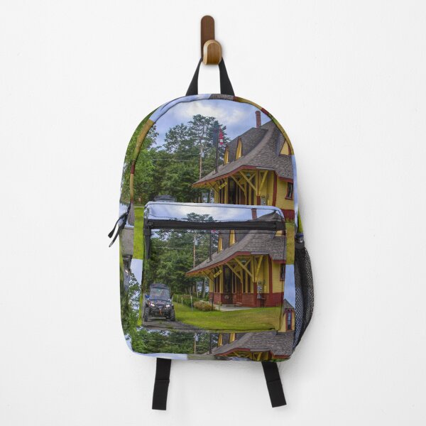 Item preview, Wheeler riding by an old train station in New Hamb designed and sold by Katherine Rose.