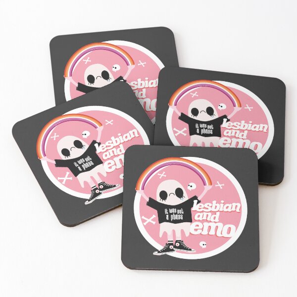 Item preview, Lesbian and Emo Badge designed and sold by racharanha.