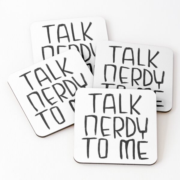 Item preview, Talk Nerdy To Me for Nerd designed and sold by badlydrawnbabe.
