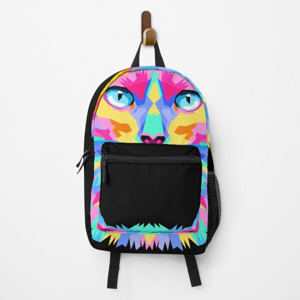 Item preview, colorful cat head designed and sold by Pikasso 1.