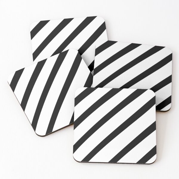 Item preview, Black and White Halloween Stripes designed and sold by Galaxy-Universe.