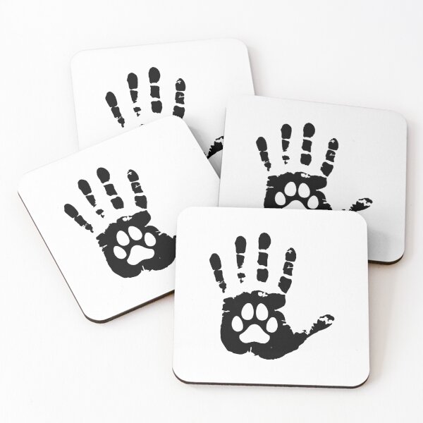 Item preview, Inkprint Of Human Hand And Dog Paw designed and sold by Shirtey.