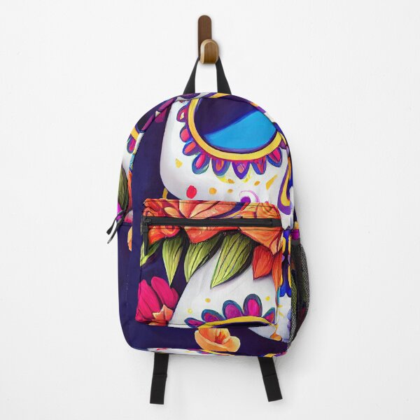 Item preview, Beautiful colorful design of a Dia de Los Muertos skull designed and sold by artofbelletz.