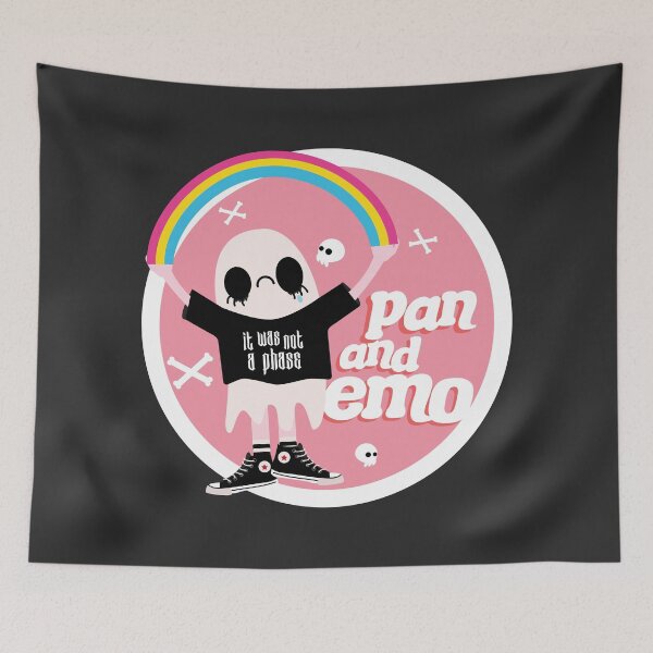 Item preview, Pan and Emo Badge designed and sold by racharanha.