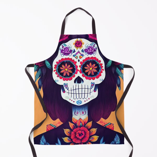 Item preview, Beautiful colorful design of a Dia de Los Muertos skull designed and sold by artofbelletz.