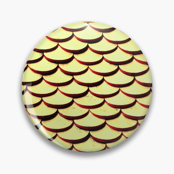 Item preview, PATTERN DESIGN STUDY #67 – Semi-Circular Yellow Roof Tiles designed and sold by DEL-Productions.