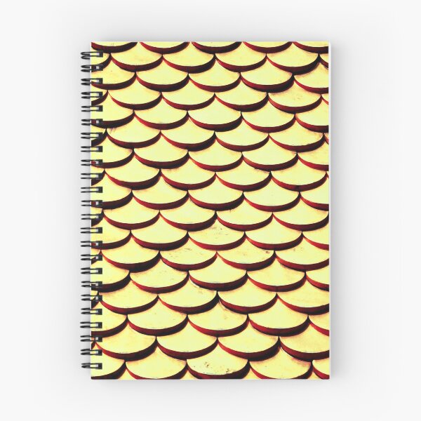 Item preview, PATTERN DESIGN STUDY #67 – Semi-Circular Yellow Roof Tiles designed and sold by DEL-Productions.