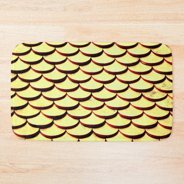Item preview, PATTERN DESIGN STUDY #67 – Semi-Circular Yellow Roof Tiles designed and sold by DEL-Productions.
