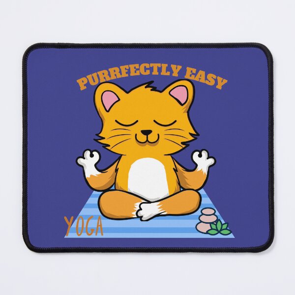 Item preview, Purrfectly Easy Pose Cat Yoga for the cat lovers and yoga lovers you know designed and sold by tranquilbeach.