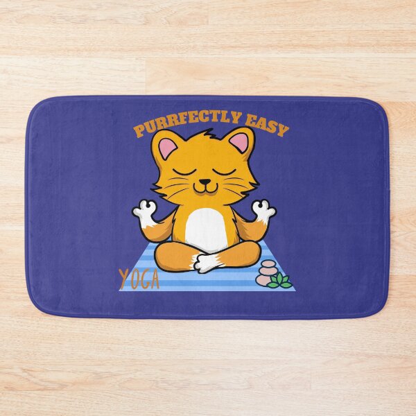Item preview, Purrfectly Easy Pose Cat Yoga for the cat lovers and yoga lovers you know designed and sold by tranquilbeach.