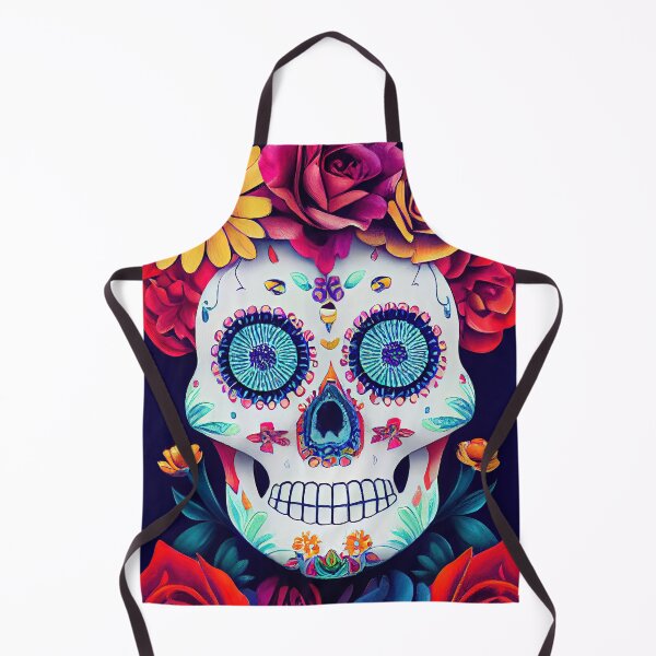 Item preview, Beautiful colorful design of a Dia de Los Muertos skull designed and sold by artofbelletz.