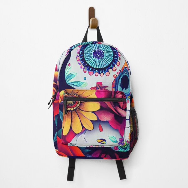 Item preview, Beautiful colorful design of a Dia de Los Muertos skull designed and sold by artofbelletz.