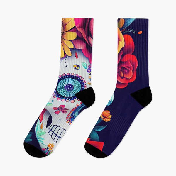 Item preview, Beautiful colorful design of a Dia de Los Muertos skull designed and sold by artofbelletz.