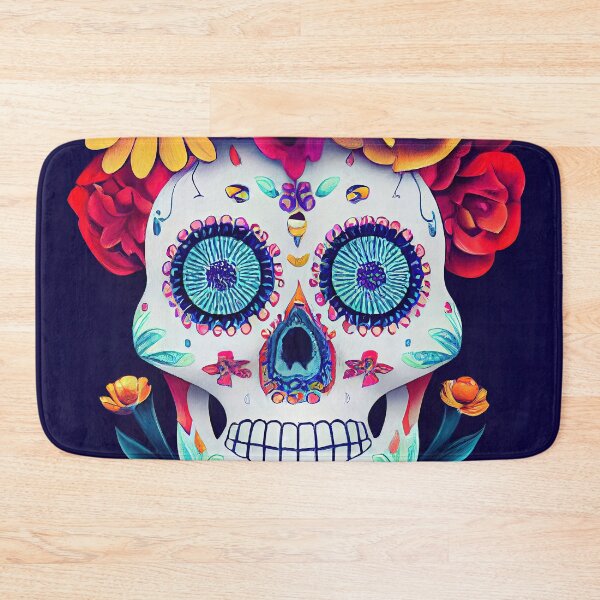 Item preview, Beautiful colorful design of a Dia de Los Muertos skull designed and sold by artofbelletz.